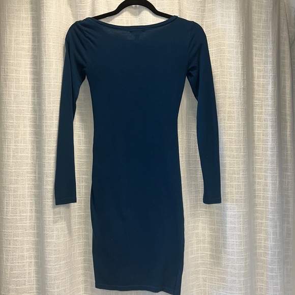Leith Ruched Long Sleeve Dress XXS - Picture 7 of 7